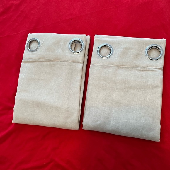 Room 2 Panels Set Extra Length Grommet Sheer Window Drapes for Bedroom 52×95 in - Picture 6 of 6